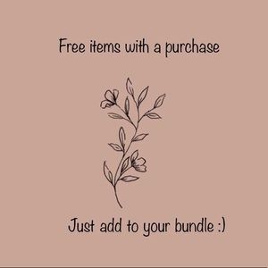 Free items with a purchase